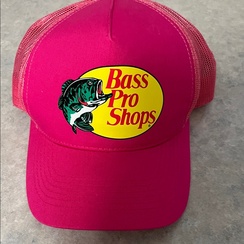 NWOT - Bass Pro Shops Vibrant Pink Fishing Hat